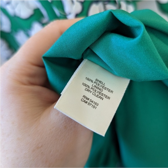 Eliza J Green Floral Faux Wrap Midi Dress - Picture 13 of 15